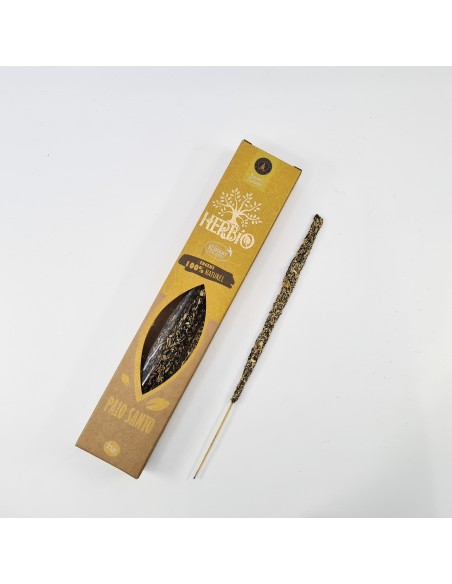 Encens Palo Santo de chez Herbio, naturel contrôlé par ECOCERT