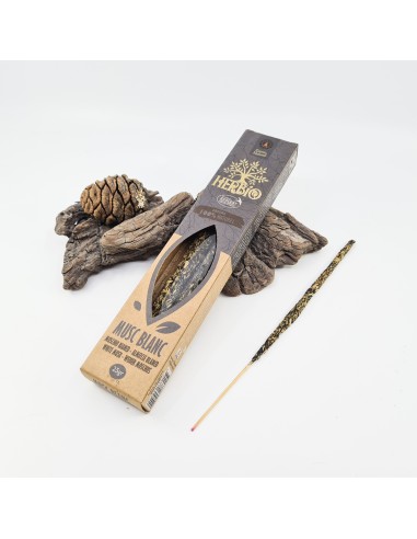 Encens Musc Blanc de chez Herbio, naturel,...