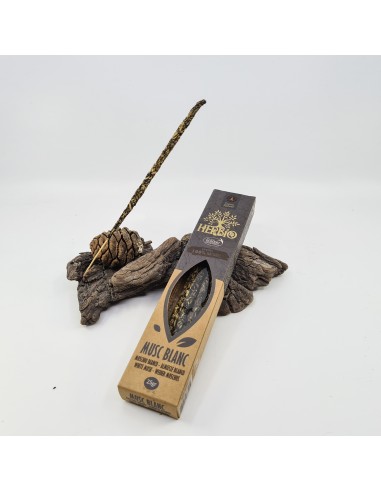 Encens Musc Blanc de chez Herbio, naturel,...