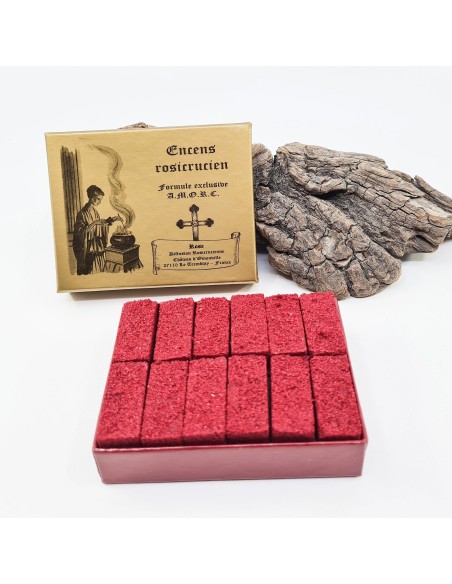 Encens Rosicrucien à la rose – Encens mystique artisanal
