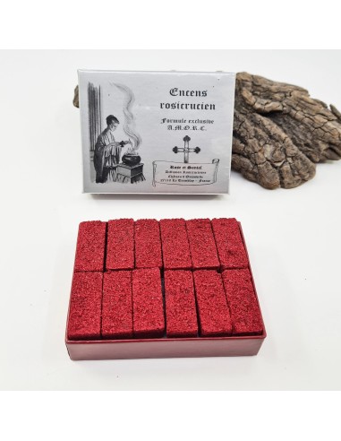 Encens Rosicrucien à la rose et Santal, encens...