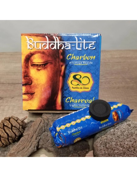 boite et étuis de charbon auto-allumant pour bruler encens résine