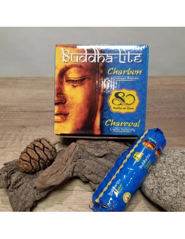 Boite de charbon auto-allumant pour bruler encens résine