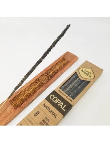 Copal, encens naturel de qualité, 8 bâtons roulés à la main, origine Argentine