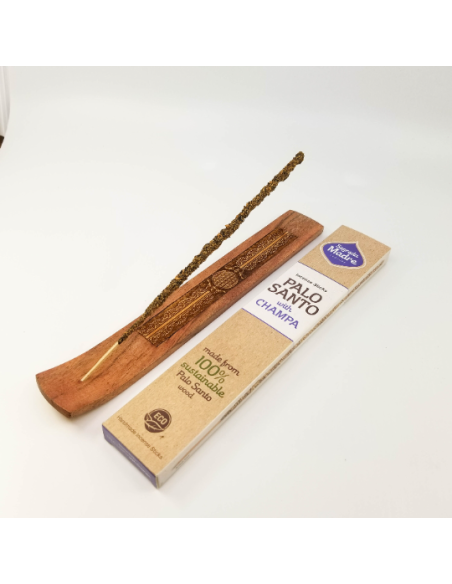 Palo Santo - Champa, encens naturel de qualité, 8 bâtons roulés à la main, origine Argentine