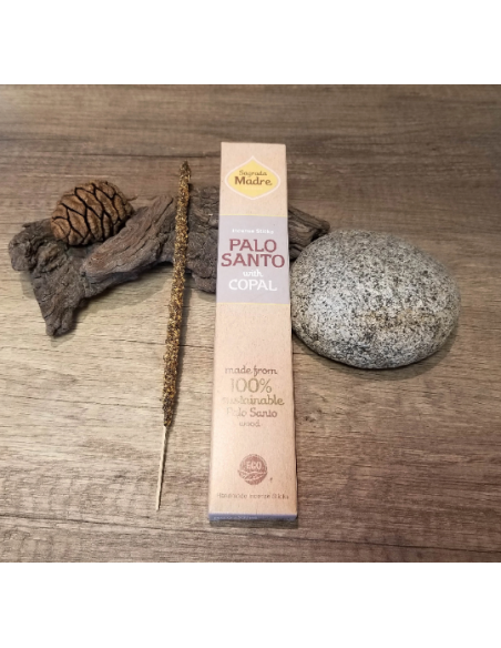 Encens Sagrada Madre au Palo Santo et Copal, encens argentin