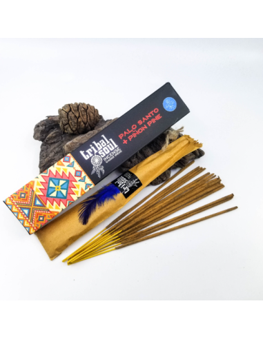 Encens Tribal Soul, Palo Santo et Pin, naturel, fait main en Inde