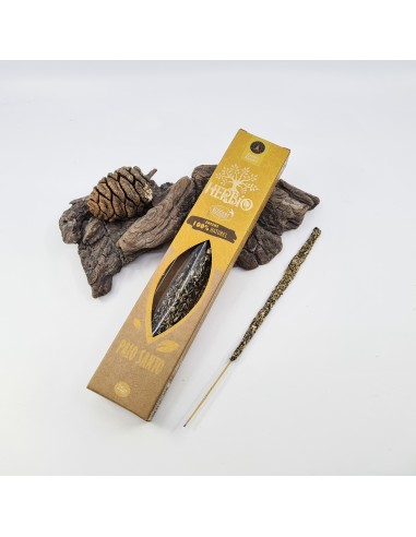 Encens Palo Santo de chez Herbio, naturel contrôlé par ECOCERT