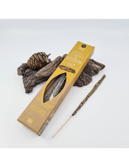 Encens Palo Santo de chez Herbio, naturel contrôlé par ECOCERT